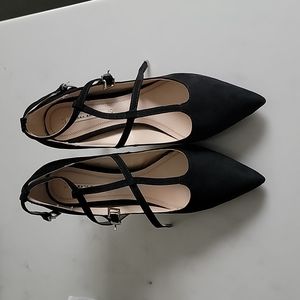 Zara suede heels